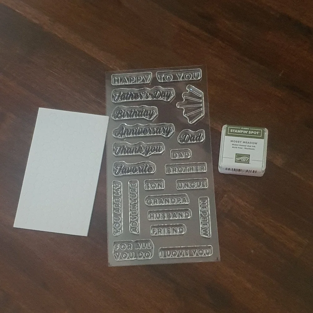 Stampin Up Paper Pumpkin Manly Moments May 2018 Card Making Kit 147523 Retired